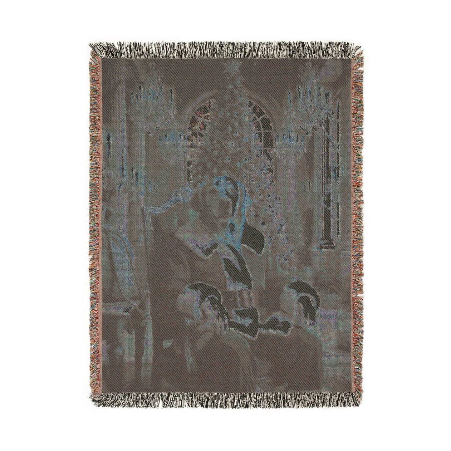 Pet Santa Woven blanket