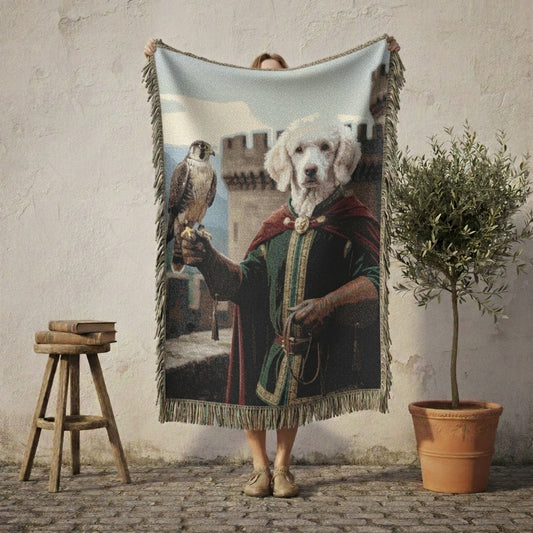 Pet Falconer Woven Blanket