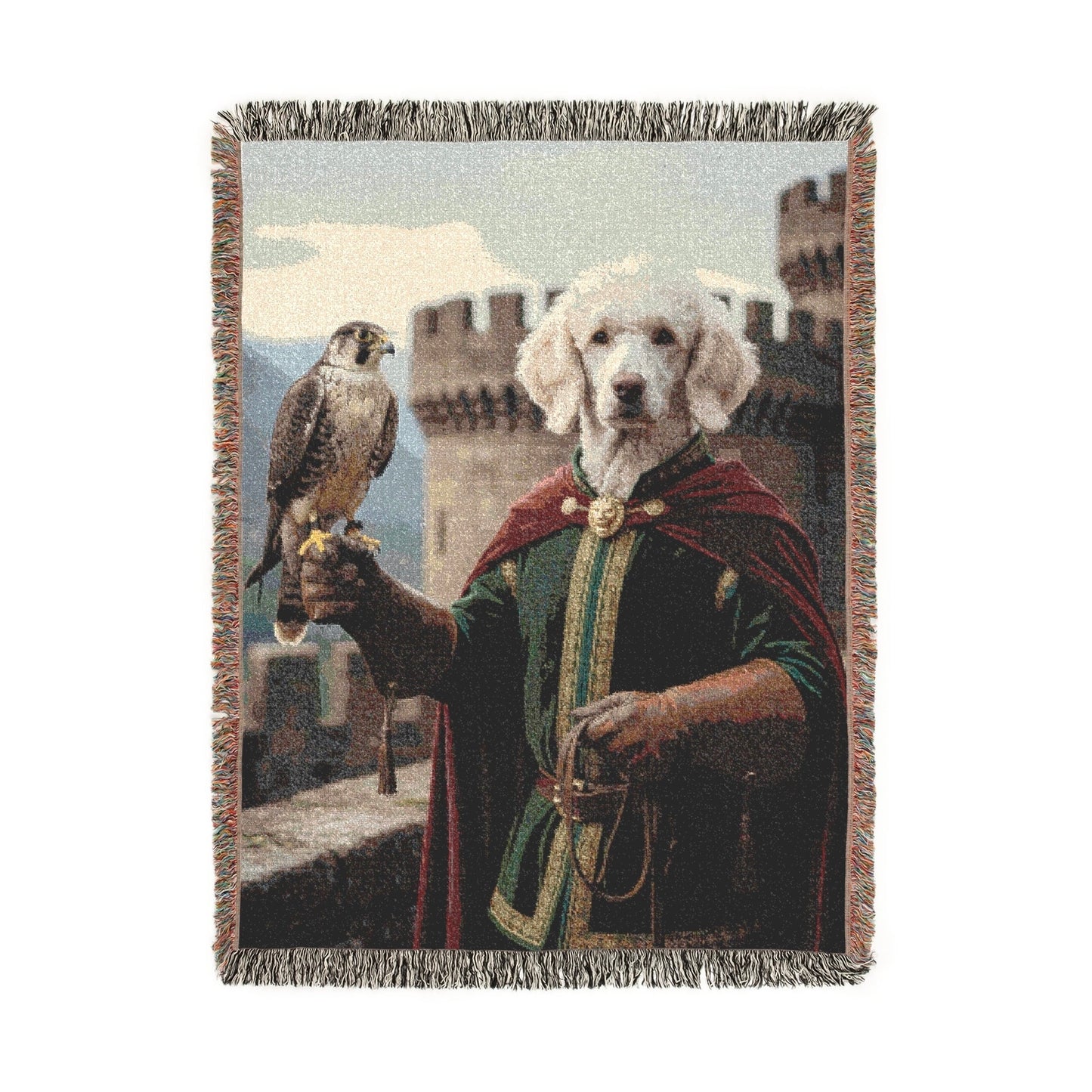 Pet Falconer Woven Blanket