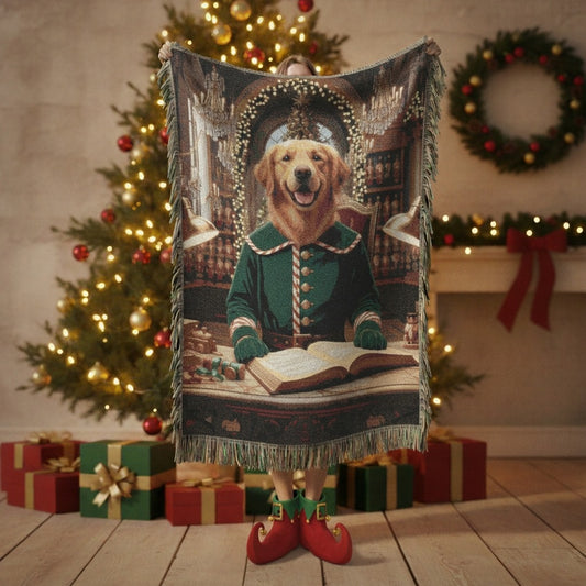 Pet Elf Woven Blanket