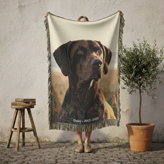 Pet Memorial Woven blanket