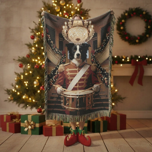 Pet Nutcracker Woven Blanket